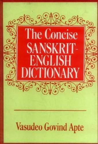 9788120801516: The Concise Sanskrit-English Dictionary
