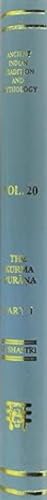 Kurma Purana (Ancient Indian Tradition and Mythology: Vol. 20, Part 1)