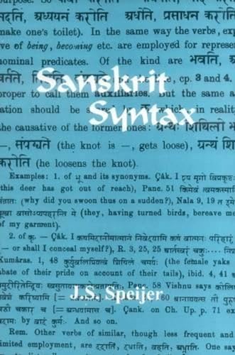 Stock image for Sanskrit Syntax for sale by ThriftBooks-Atlanta