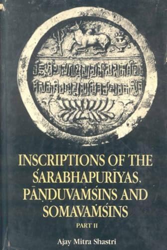 Beispielbild fr Inscriptions Of The Sarabhapuriyas ( 2 Vols) zum Verkauf von Books in my Basket