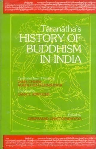 Stock image for Taranatha's History of Buddhism in India for sale by Books Puddle