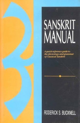 Stock image for Sanskrit Manual for sale by Books Puddle