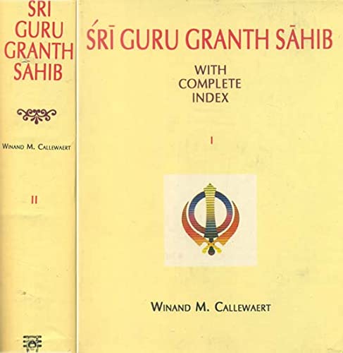 9788120813793: Sri Guru Granth Sahib (2 Pts.): With Complete Index: Pt.1 & 2
