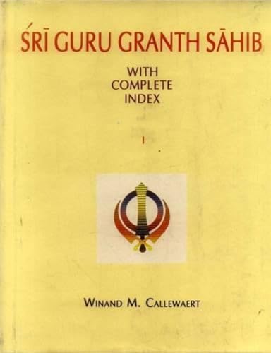 9788120813793: Sri Guru Granth Sahib (2 Pts): With Complete Index (English and Hindi Edition)