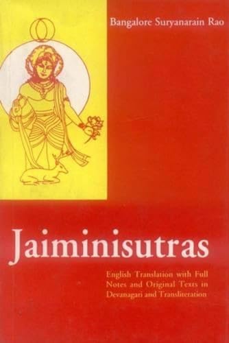 9788120813922: Jaiminisutras (English Translation with Full Notes & Original Texts in Devanagari & Original Texts in Devanagari & Transliteration)