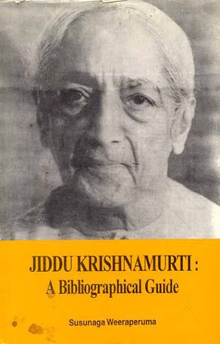 9788120814264: Jiddu Krishnamurti: A Bibliographical Guide
