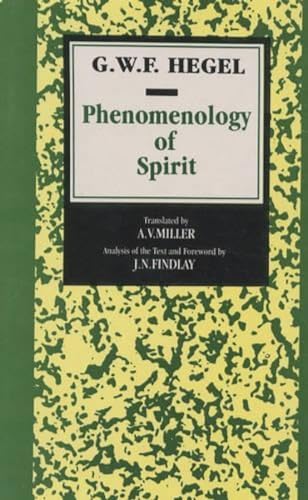 Beispielbild fr Phenomenology of Spirit zum Verkauf von Majestic Books