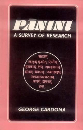 9788120814943: Panini: A Survey of Research