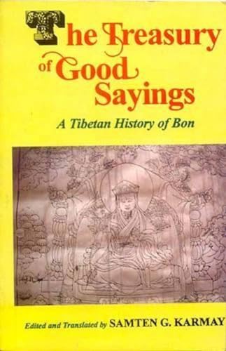 9788120829435: The Treasury of Good Sayings: The Tibetan History of Bon