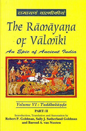 Beispielbild fr The Ramayana of Valmiki zum Verkauf von Majestic Books