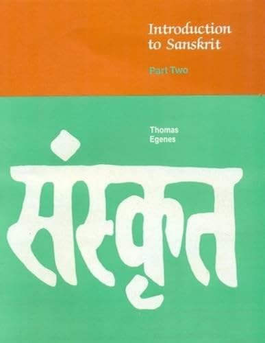 Beispielbild fr The Introduction to Sanskrit: Part 2 zum Verkauf von medimops