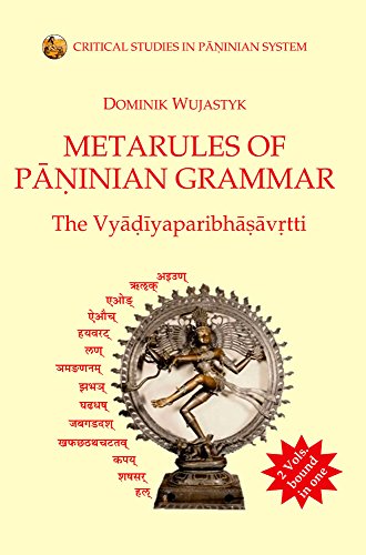 Stock image for Metarules of Paninian Grammar: The Vyadtyaparibhasavrtti, Critically Edited with Translation and Commentary (2 Vols. Bound in One) for sale by Vedic Book Services