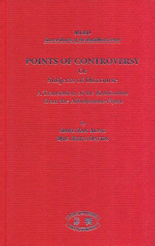9788120840645: Points of Controversy Or Subjects of Discourse: A Translation of the Kathavatthu from the Abhidhamma-Pitaka
