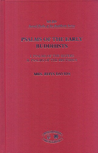 Beispielbild fr Psalms of the Early Buddhists zum Verkauf von Books Puddle