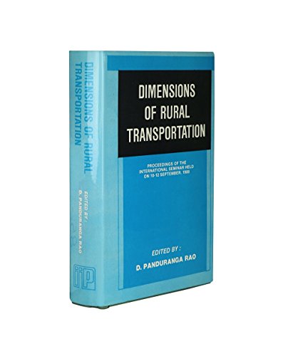 Stock image for Dimensions of Rural Transportation for sale by Books Puddle