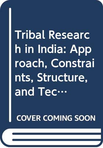 Beispielbild fr Tribal Research in India zum Verkauf von Books Puddle