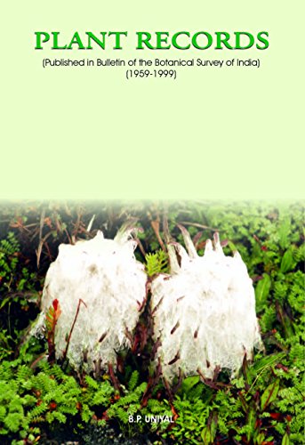 Stock image for Plant Records : Published in Bulletin of the Botanical Survey of India 1959-1999 for sale by Vedams eBooks (P) Ltd