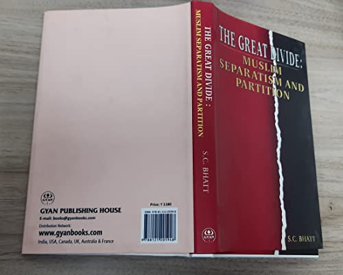 9788121205948: The Great Divide: Muslim Separatism And Partition