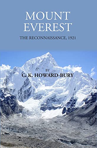 Imagen de archivo de Mount Everest: The Reconnaissance,1921 a la venta por Books Puddle