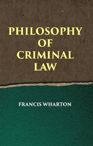 9788121262675: PHILOSOPHY OF CRIMINAL LAW [Hardcover]