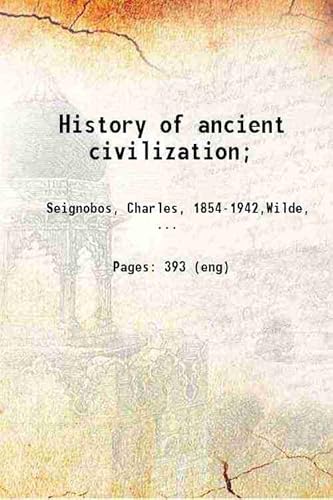 9788121264846: History of Ancient Civilization