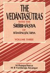 Stock image for The Vedantasutras with the Sribhasya of Ramanujacarya, Vol. III for sale by dsmbooks