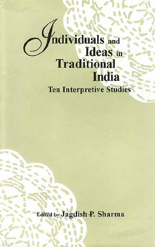 Imagen de archivo de Individuals and Ideas in Traditional India a la venta por Blackwell's
