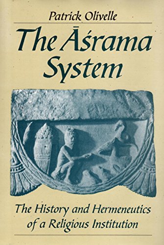 Imagen de archivo de The Asrama System: The History and Hermeneutics of a Religious Institution a la venta por Books in my Basket