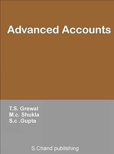 9788121902786: Advanced Accounts