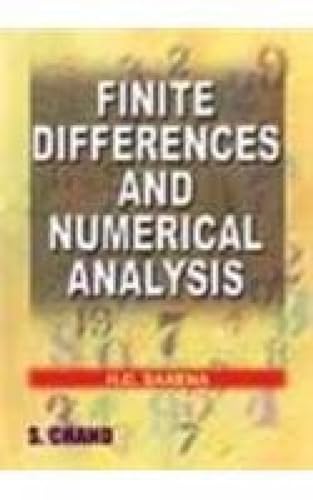 9788121903394: Finite Difference and Numerical Analysis