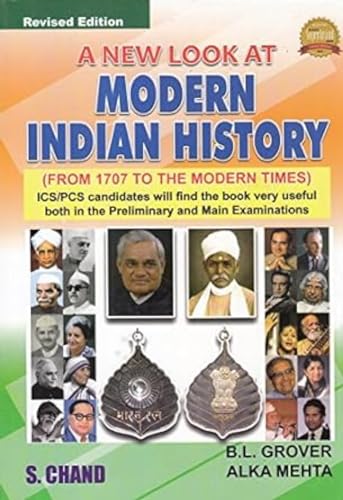 Beispielbild fr New Look At Modern Indian History (From 1707 To The Modern Times) zum Verkauf von HPB-Red