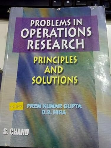 9788121909686: Problems in Operation Research