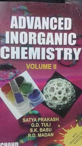 S Chand Advanced Inorganic Chemistry - Vol Ii (9788121917872) by Satya Prakash