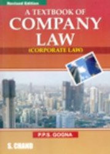 9788121920087: A Textbook of Company Law: (Corporate Law) [Dec 01, 2010] Gogna, P. P. S.