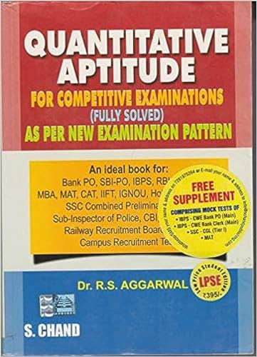 9788121924986: Quantitative Aptitude