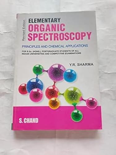 9788121928847: S Chand Elementary Organic Spectroscopy