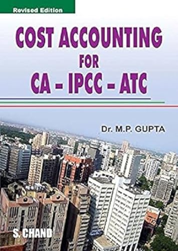 Beispielbild fr Cost Accounting for Ca-Pcc-Course zum Verkauf von Blackwell's