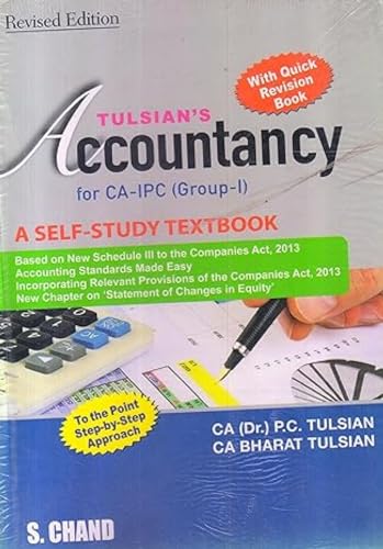 9788121930963: Tulisan's Accountancy for CA-IPCC Group I with quick Revision Book