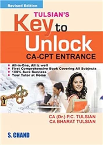 Beispielbild fr Tulsian's Key to Unlock CA-CPT Entrance zum Verkauf von Blackwell's