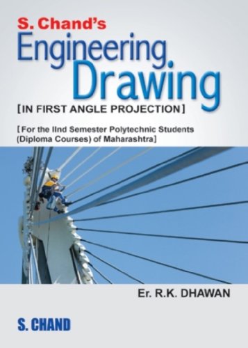 9788121938655: Engineering Drawing Maharastra Polytechnic (Semester - II)
