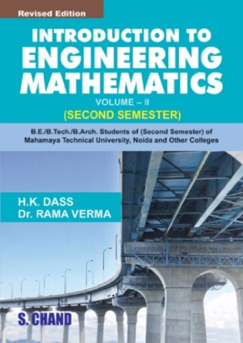 9788121998499: Introduction to Engineering Mathematics Vol-II(Second Semester, MMTU) [Perfect Paperback] [Jan 01, 2017] Rama Verma