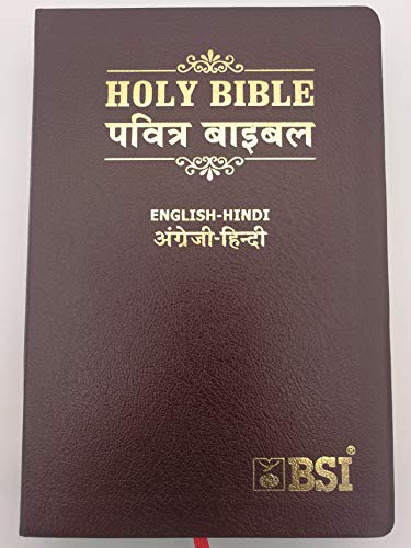 9788122129182: English - Hindi Holy Bible / ESV - Hindi O.V. Re-Edited / Leather-bound, golden page edges in protective box - Color maps / BSI 10R 0056