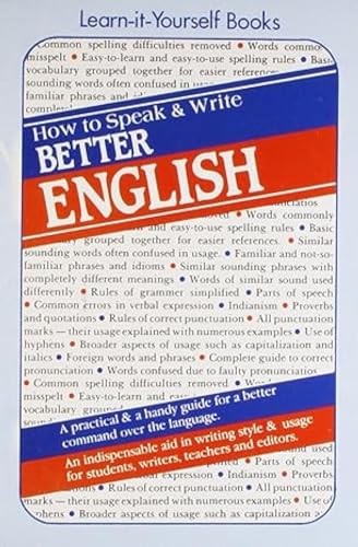 How to Speak and Write Better English