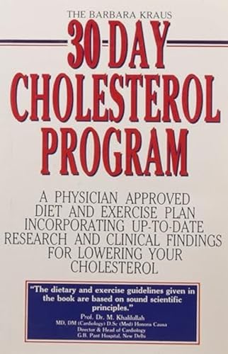 Stock image for 30-Day Cholesterol Program for sale by GF Books, Inc.