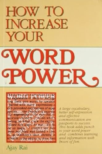 9788122202083: How to Increase Your Word Power