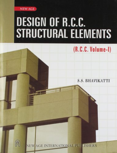 9788122416930: Design of R.C.C. Structural Elements: vol.1