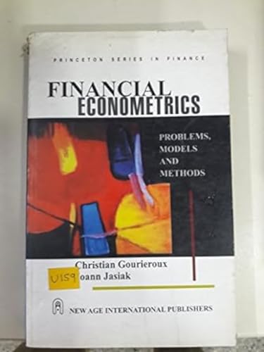 9788122421712: Financial Econometrics Problems, Models, and Methods