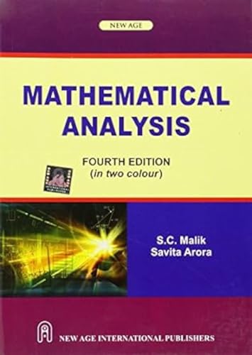 9788122427721: Mathematical Analysis