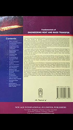 9788122427851: Fundamentals of Engineering Heat and Mass Transfer