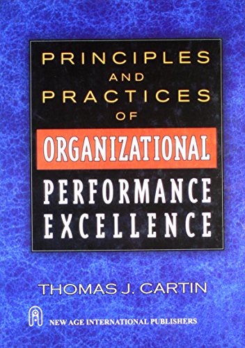 9788122427936: Principles and Practices of Organizational Performance Excellence